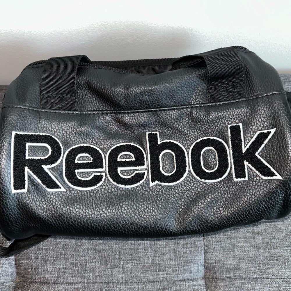 Reebok Black Mini Duffel Bag, EUC!